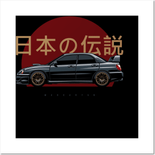 Black Subie Posters and Art